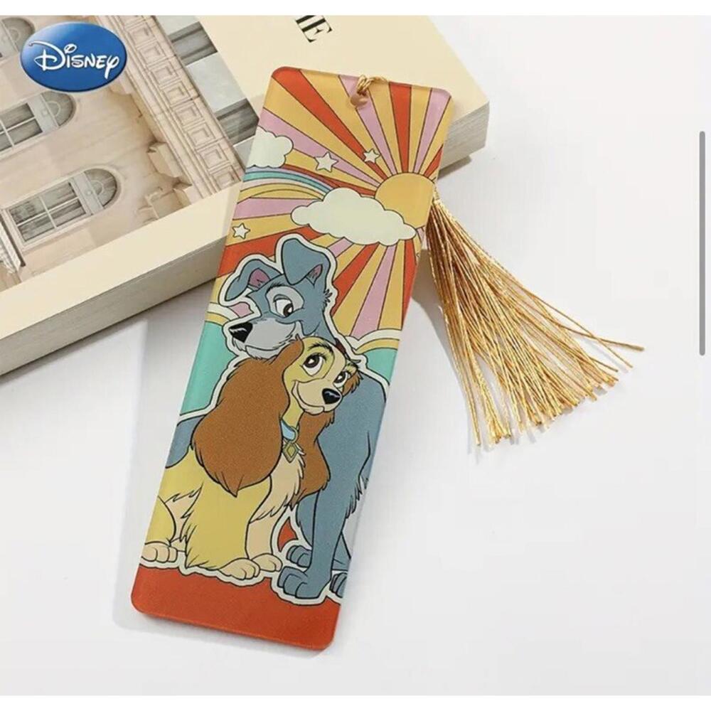 Bookmark - Lady And The Tramp With Tassel, Cartoon Nostalgia Classic Dogs - Picture 4 of 4
